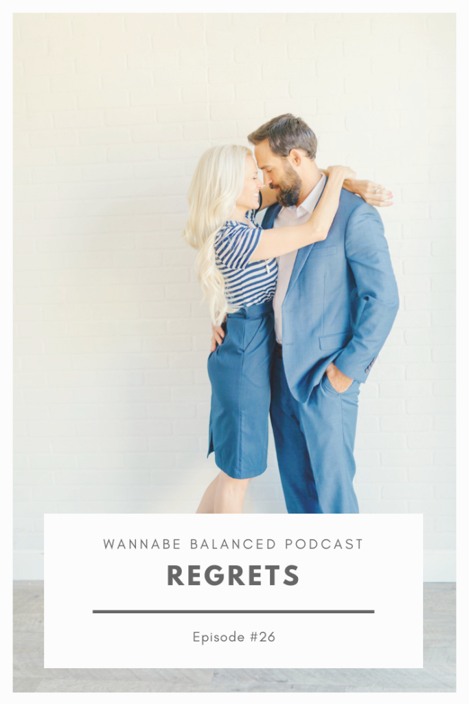 Thoughts on Regret, Rejection, and Reaction featured on top US lifestyle podcast, Wannabe Balanced Mom